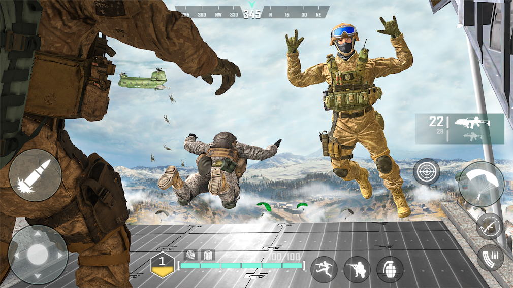 اسکرین شات 1 بازی FPS Shooting Games : Gun Games