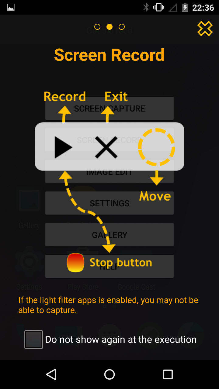 اسکرین شات 3 برنامه Touchshot (Screenshot)