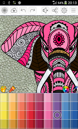 اسکرین شات 3 برنامه Mandalas coloring pages (+200 free templates)