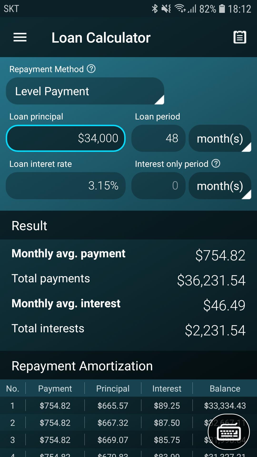 اسکرین شات 6 برنامه Multi Calculator