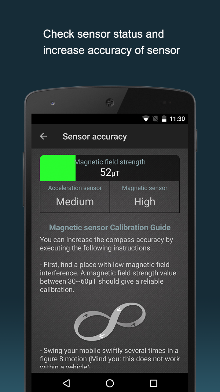 اسکرین شات 3 برنامه Compass Level & GPS