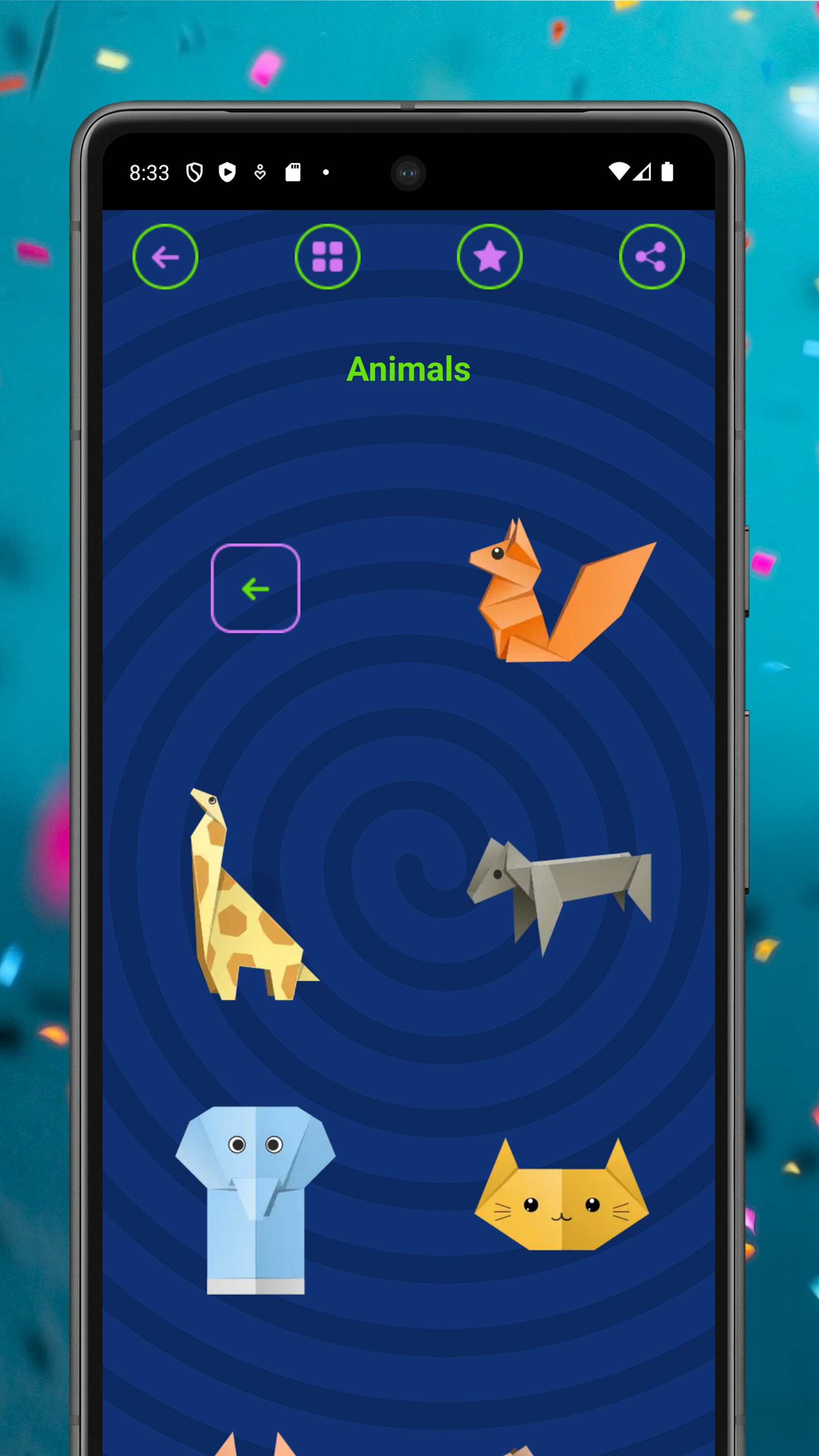 اسکرین شات 4 برنامه Big Origami Guides Collection