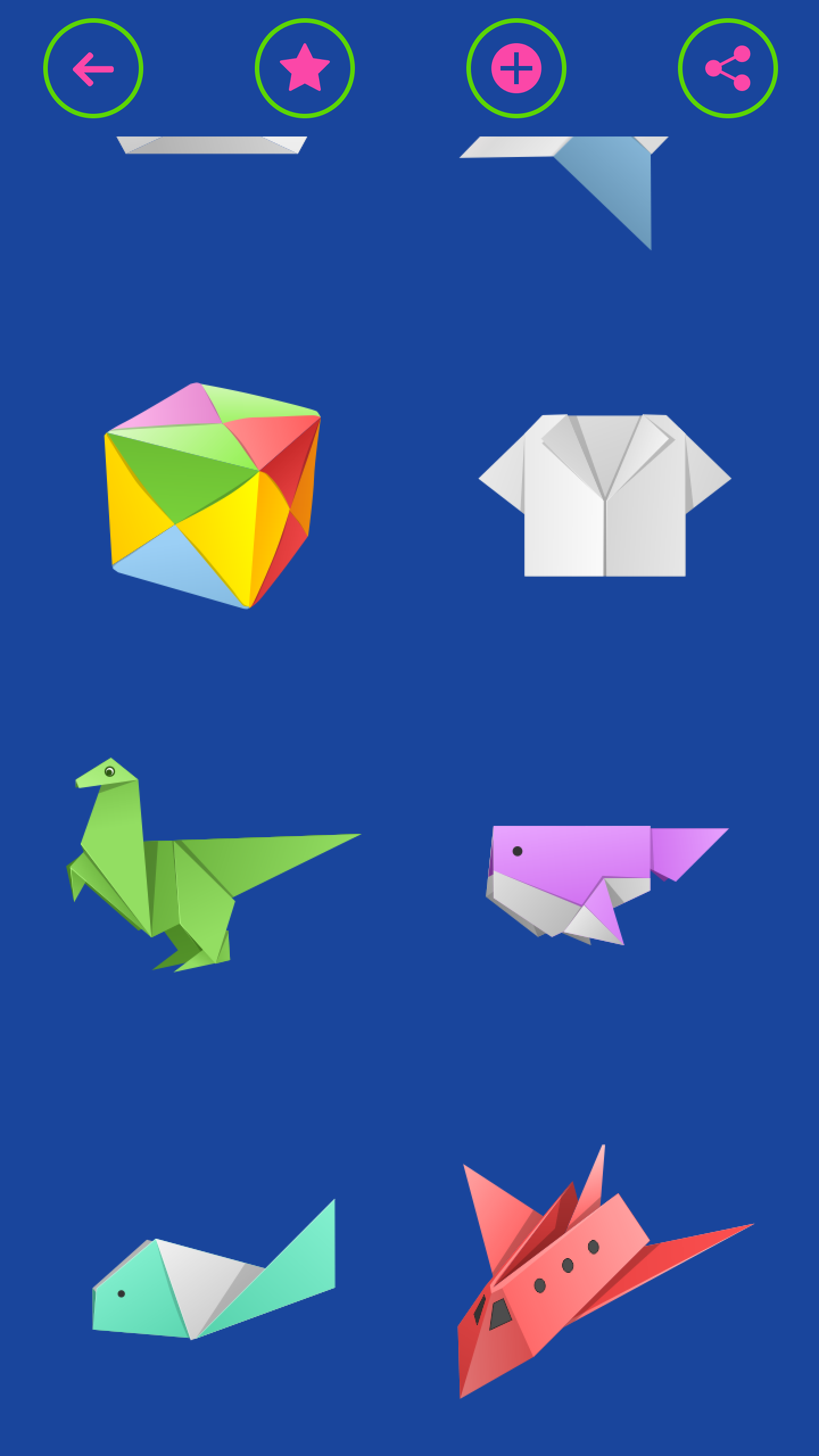 اسکرین شات 5 برنامه Easy Origami From Paper