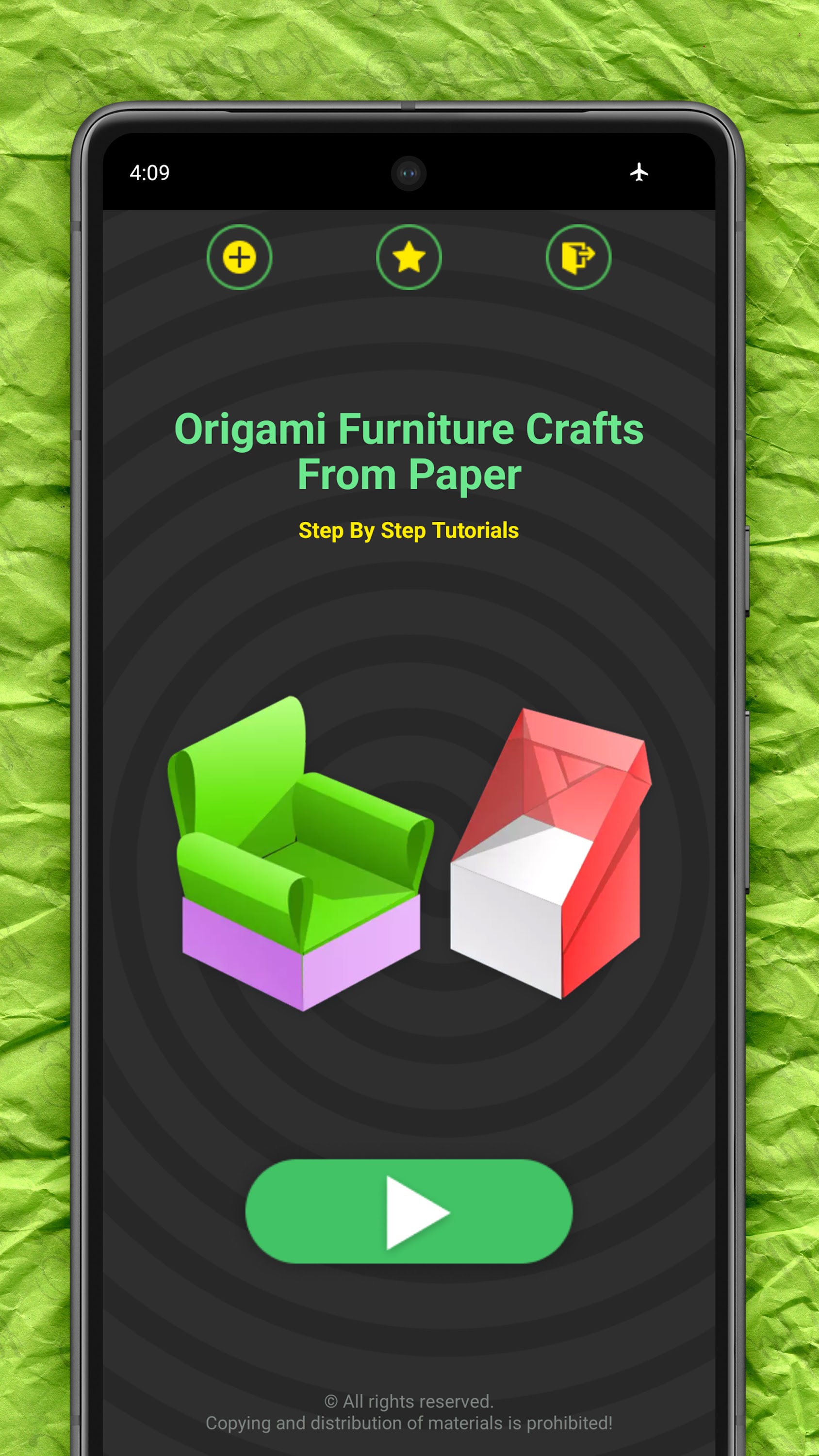 اسکرین شات 2 برنامه Origami Furniture From Paper