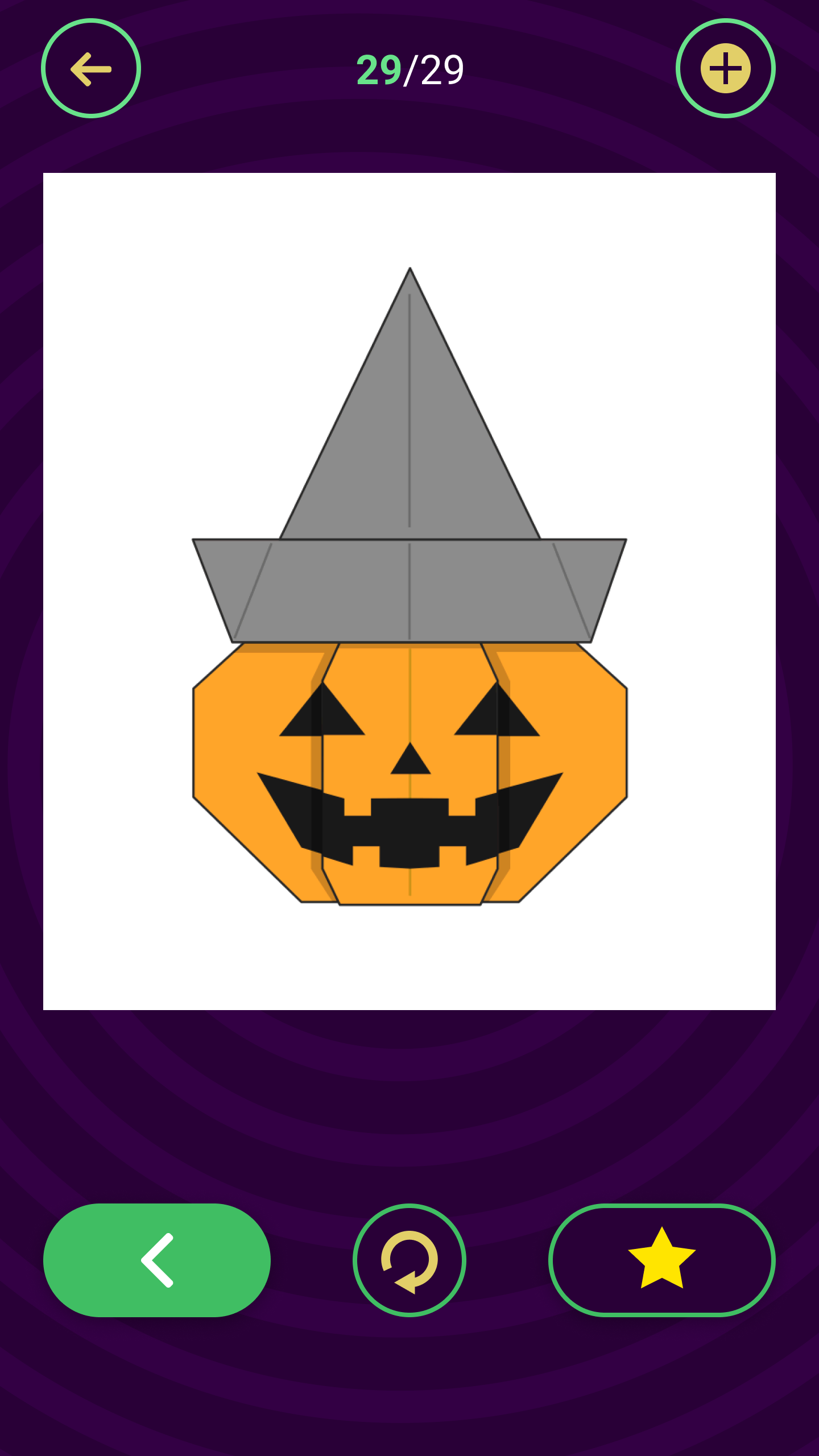 اسکرین شات 8 برنامه Origami Halloween From Paper