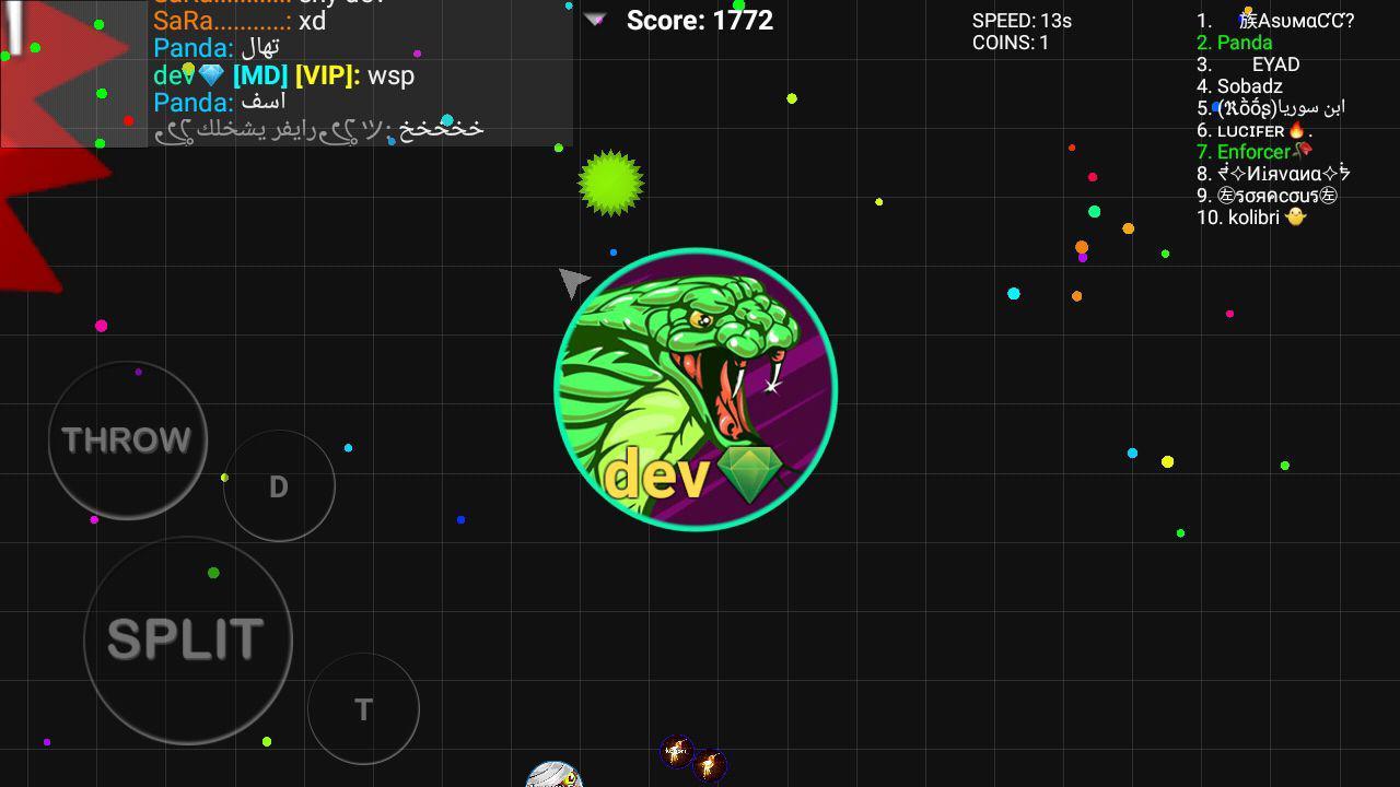 اسکرین شات 1 بازی Blob.io - Multiplayer io games