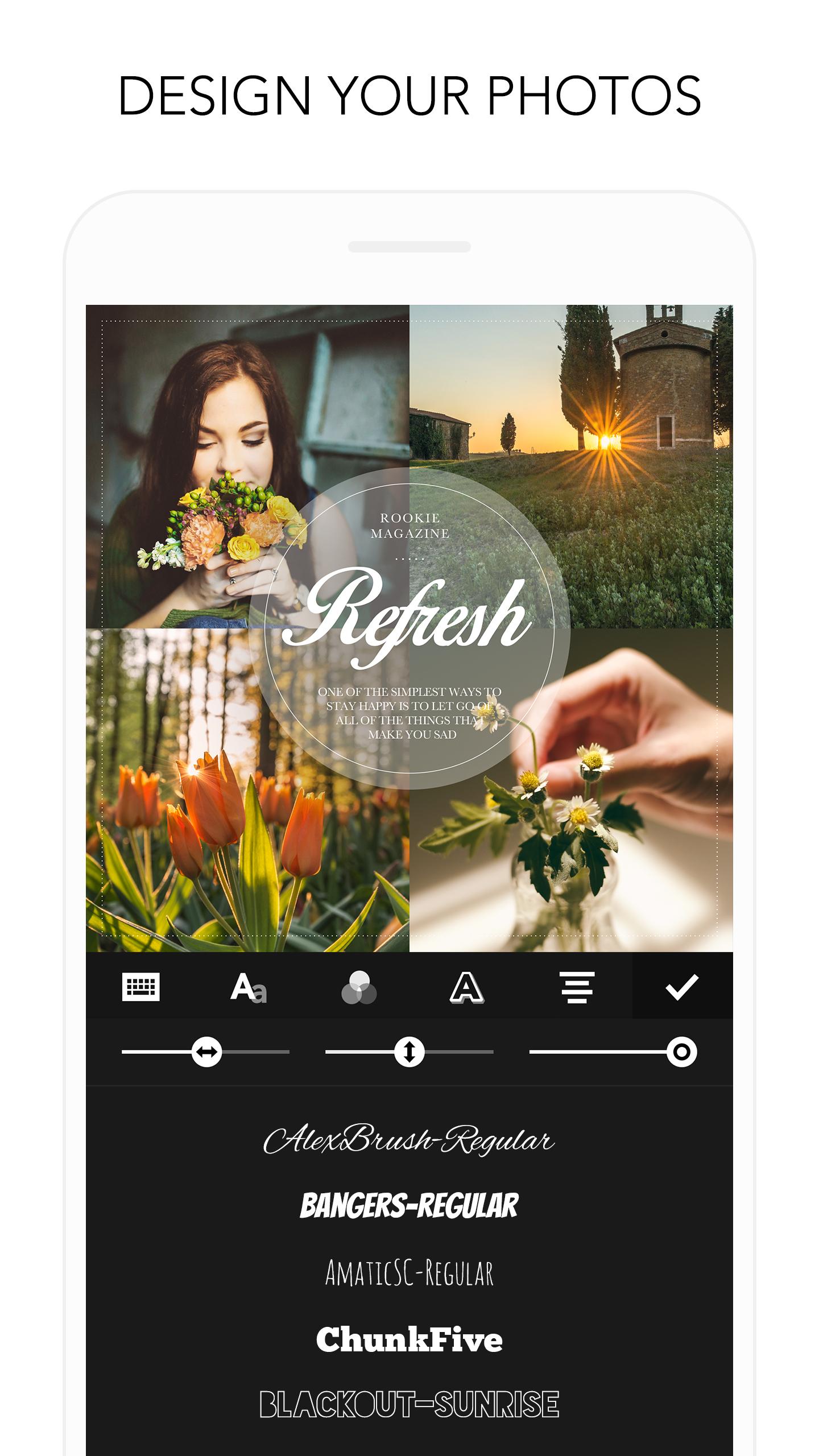اسکرین شات 5 برنامه Rookie Cam - Photo Editor