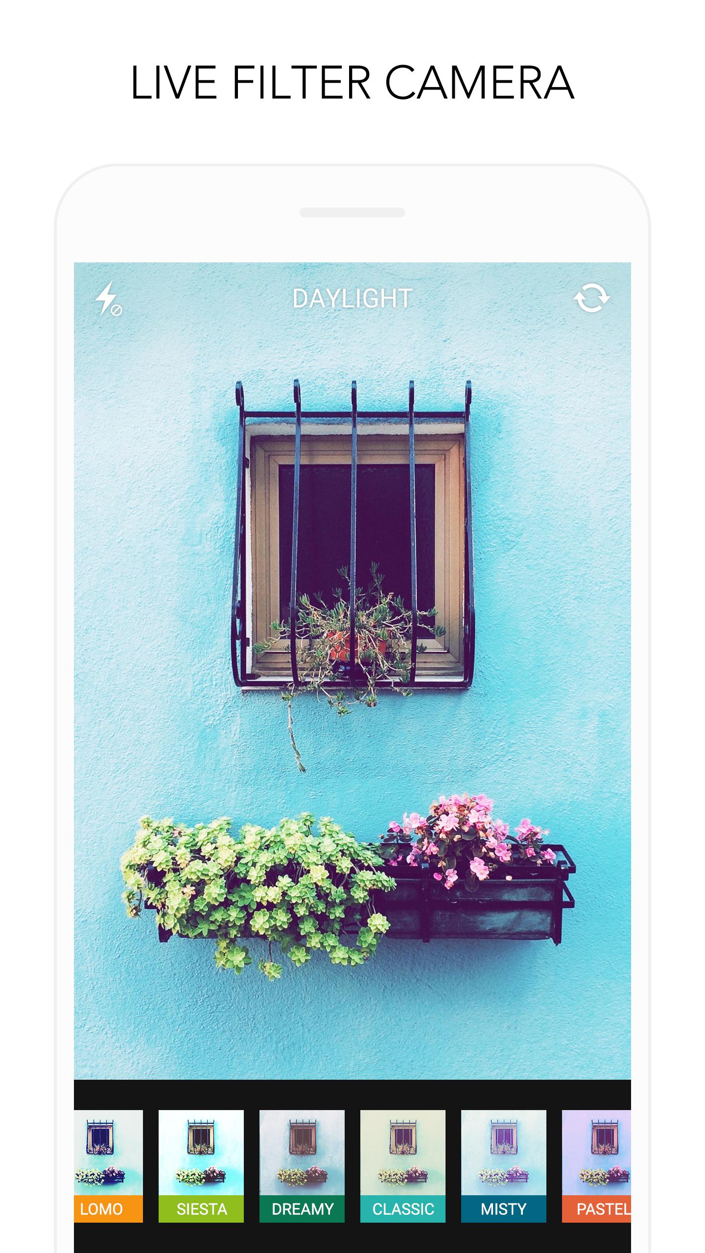 اسکرین شات 2 برنامه Rookie Cam - Photo Editor