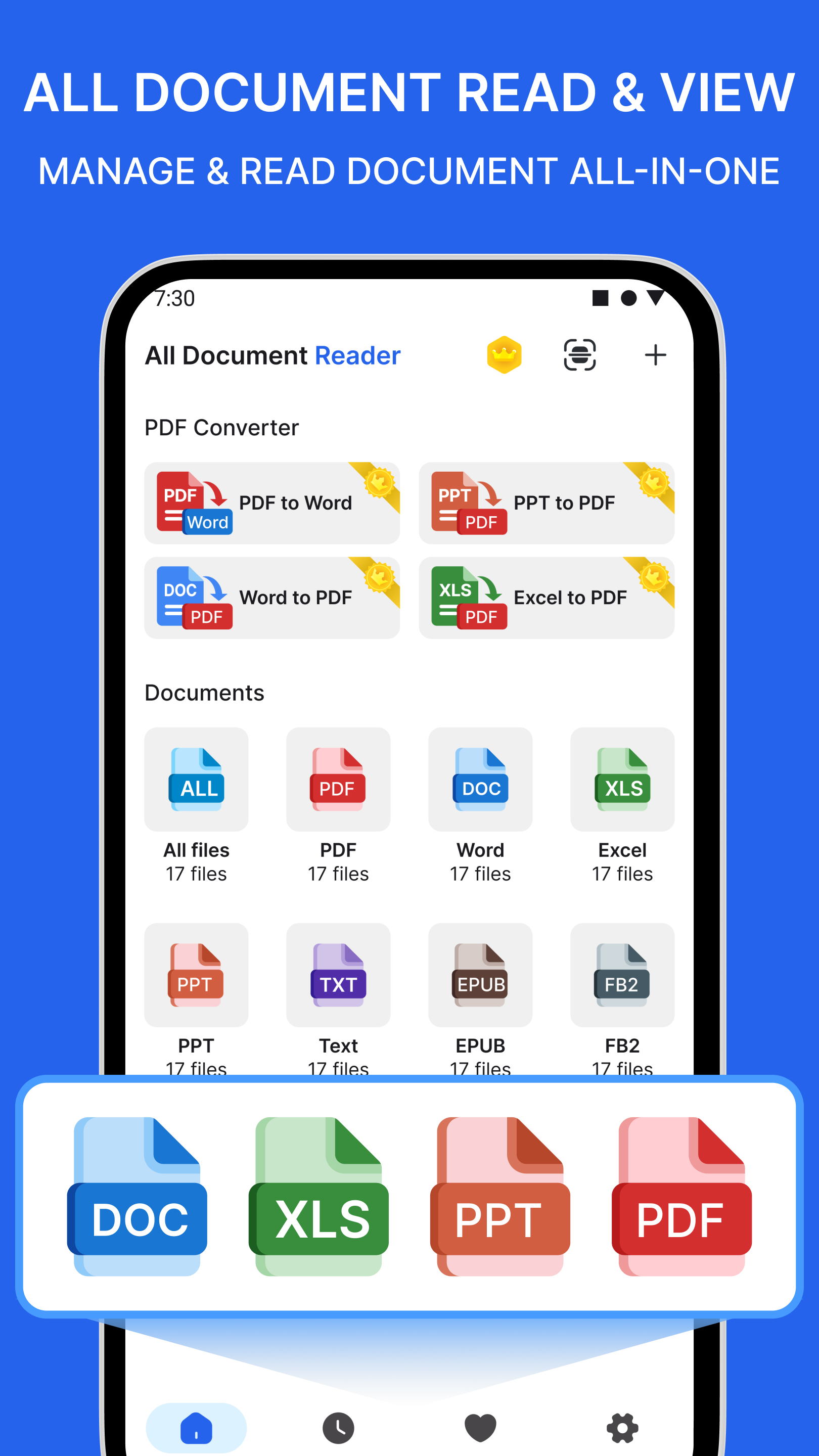 اسکرین شات برنامه All Document Reader Pro 2