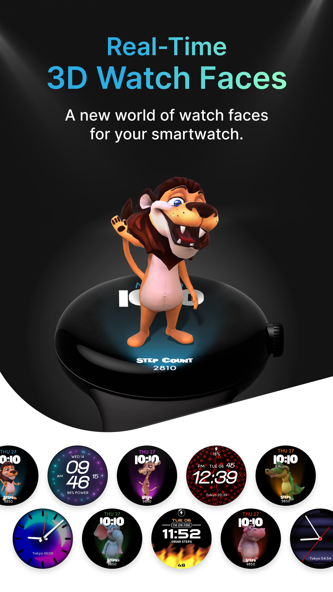اسکرین شات 3 برنامه Facer Watch Faces
