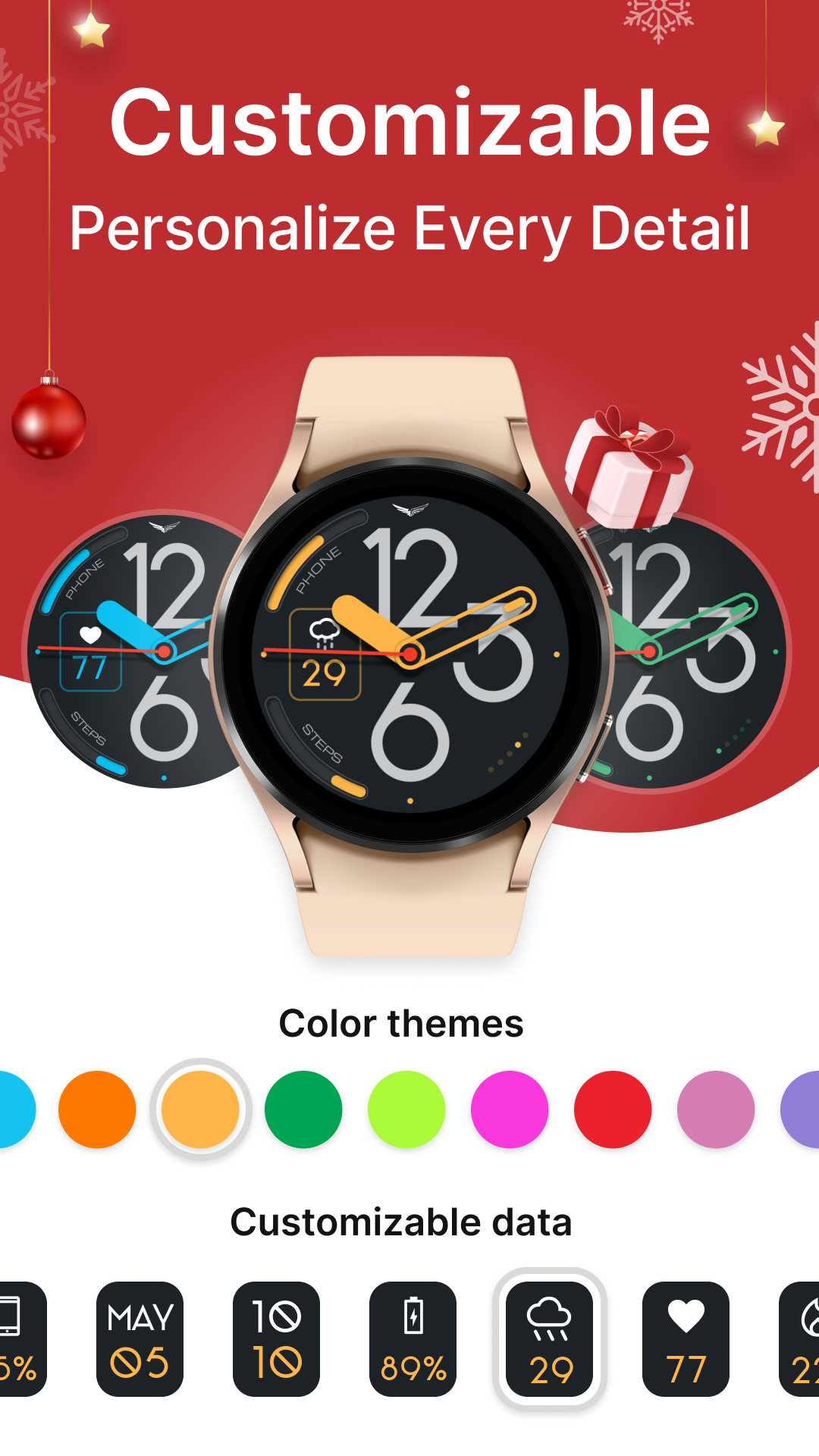 اسکرین شات 5 برنامه Facer Watch Faces