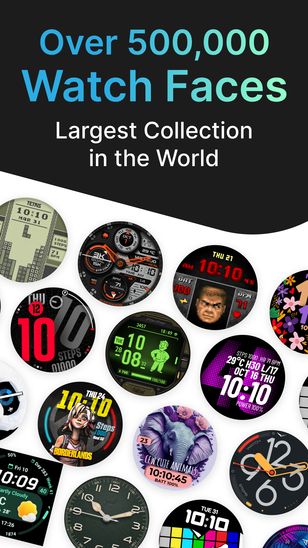 اسکرین شات 1 برنامه Facer Watch Faces