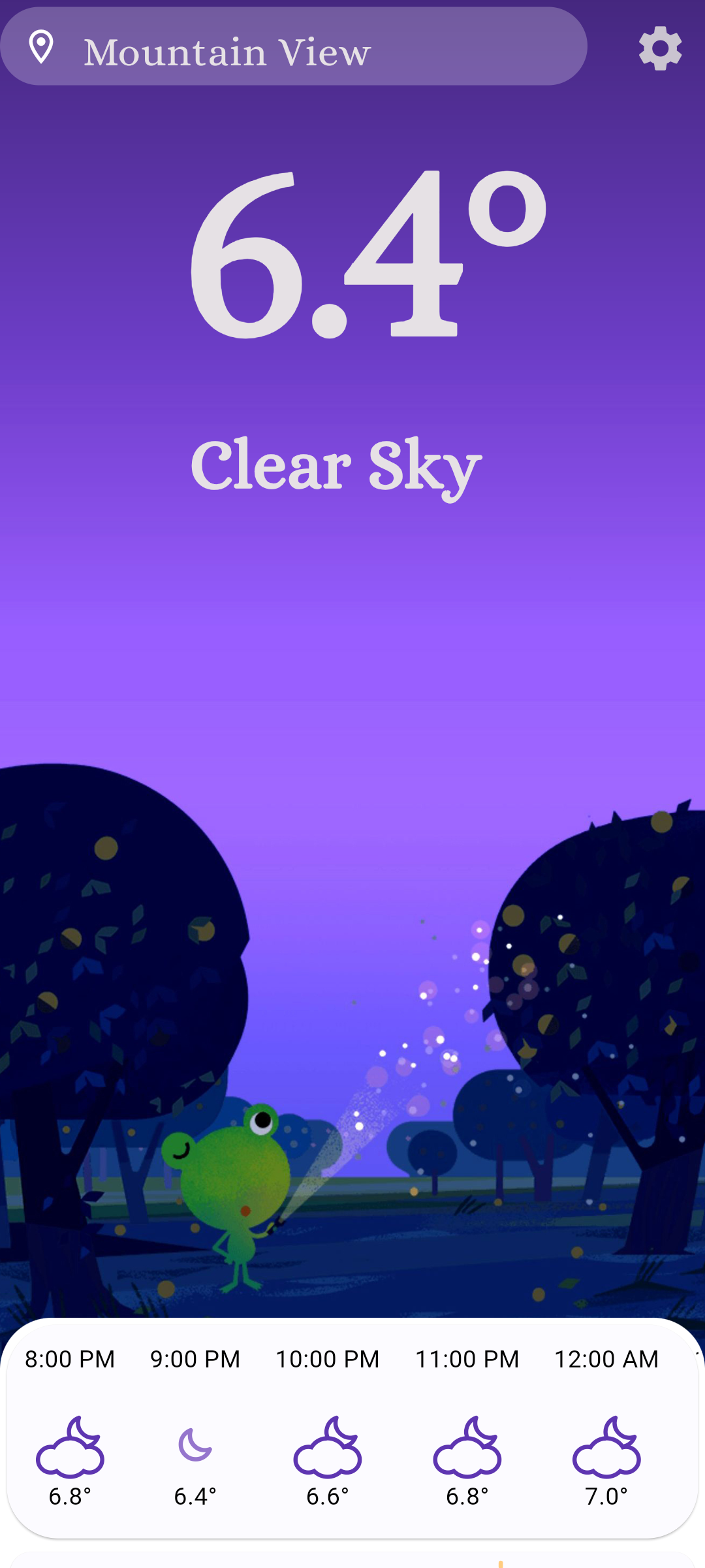 اسکرین شات 1 برنامه Froggy Weather