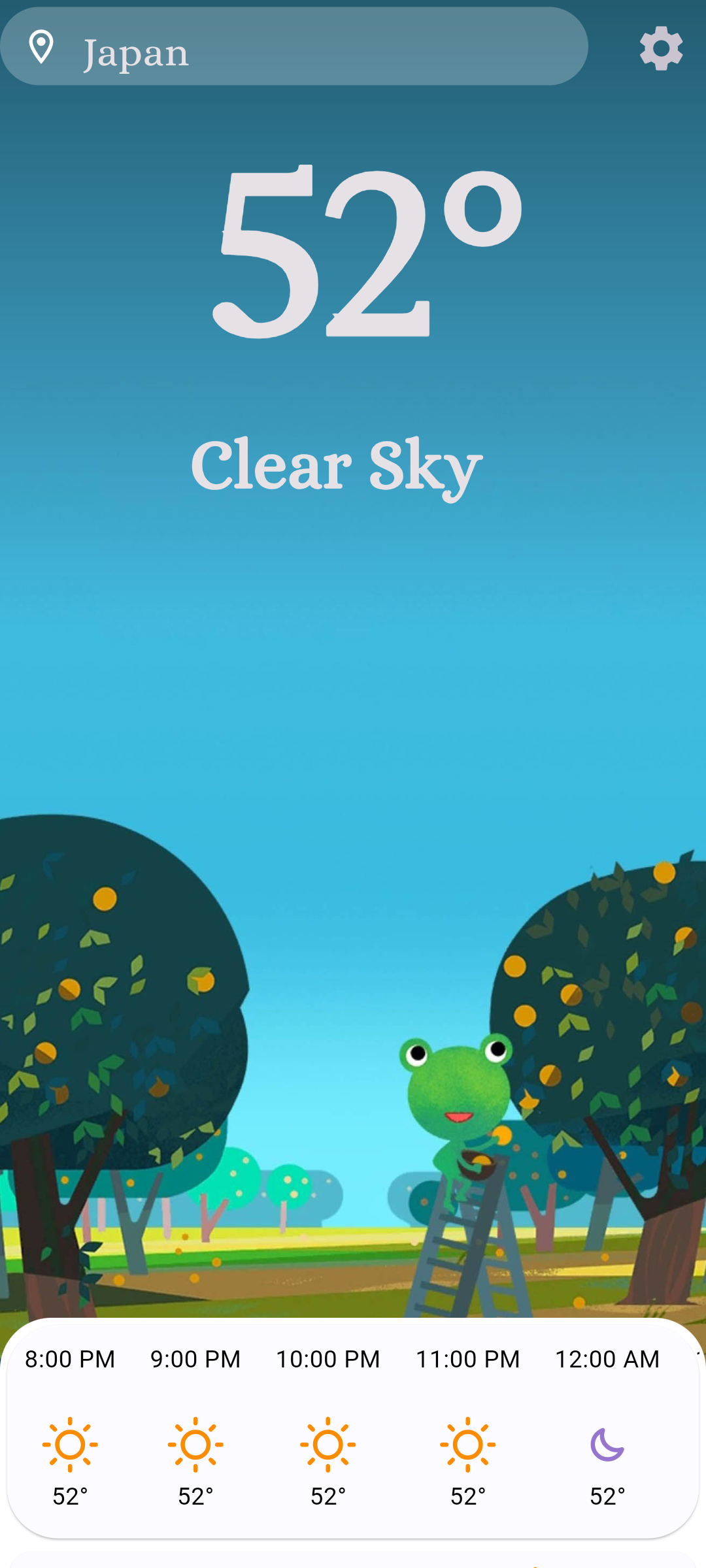 اسکرین شات 5 برنامه Froggy Weather