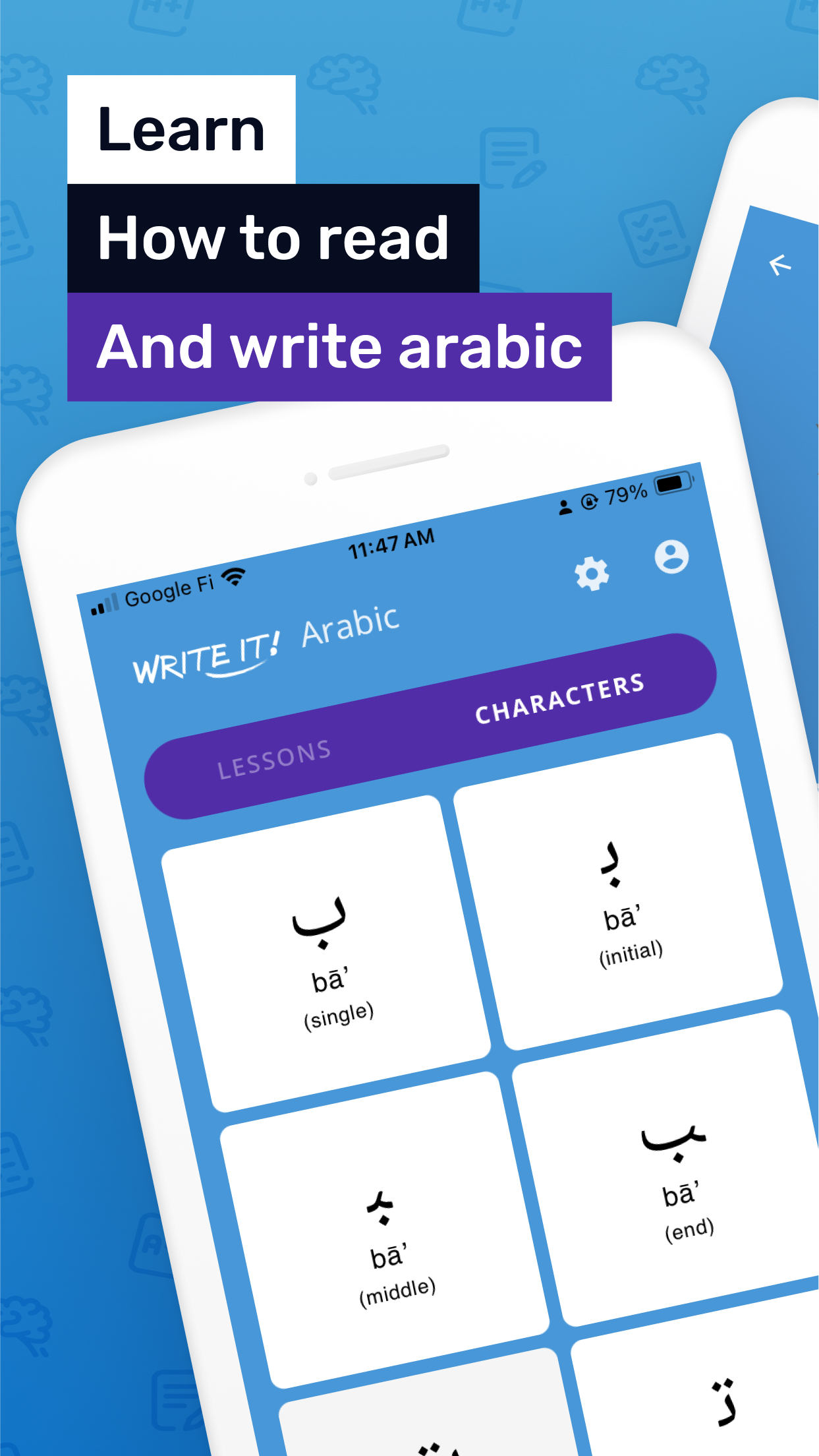اسکرین شات 1 بازی Write It! Arabic