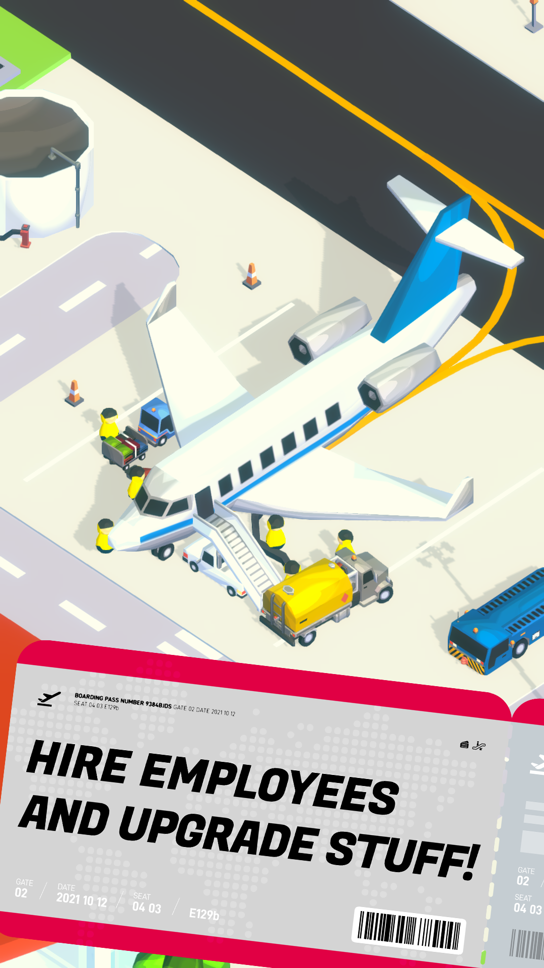 اسکرین شات 3 بازی Airport Inc. Idle Tycoon Game