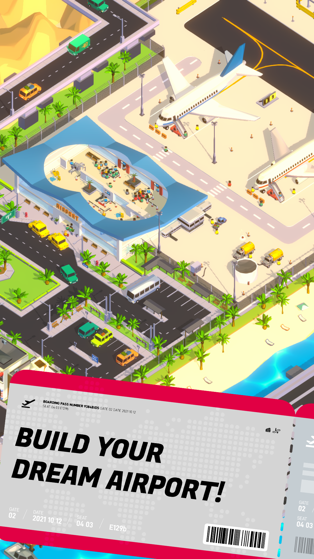 اسکرین شات 1 بازی Airport Inc. Idle Tycoon Game