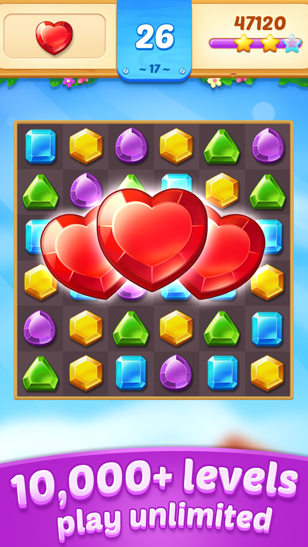 اسکرین شات 1 بازی Jewel Town - Match 3 Levels