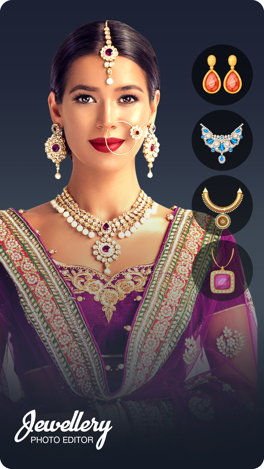 اسکرین شات 1 برنامه Jewellery Photo Editor