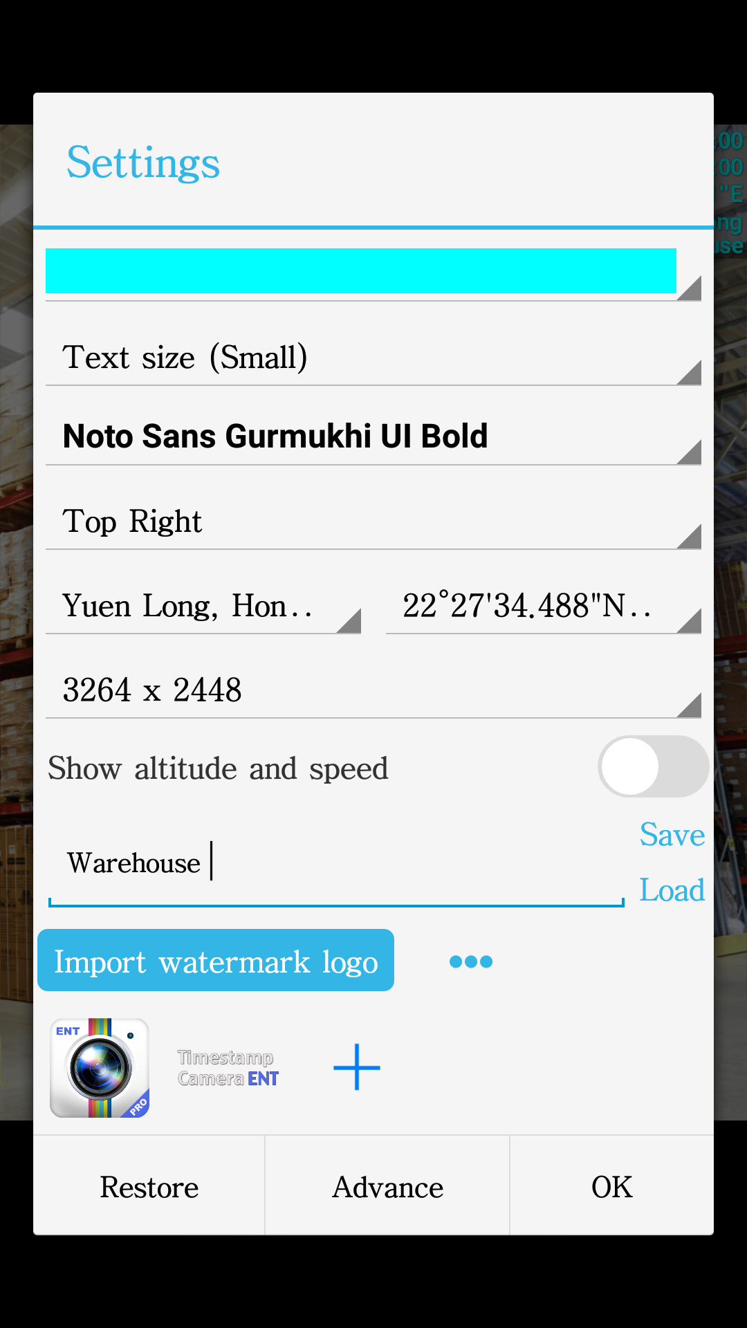 اسکرین شات برنامه Timestamp Camera Enterprise 5