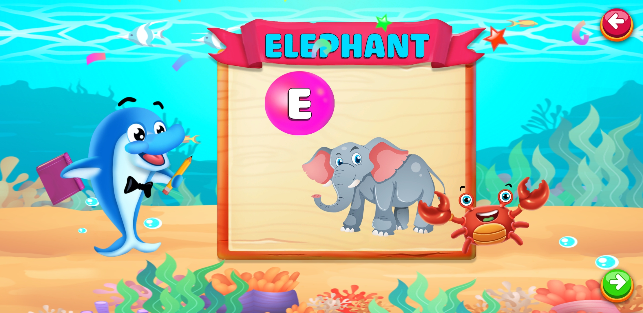 اسکرین شات 3 بازی ABC Kids: Phonics and Tracing