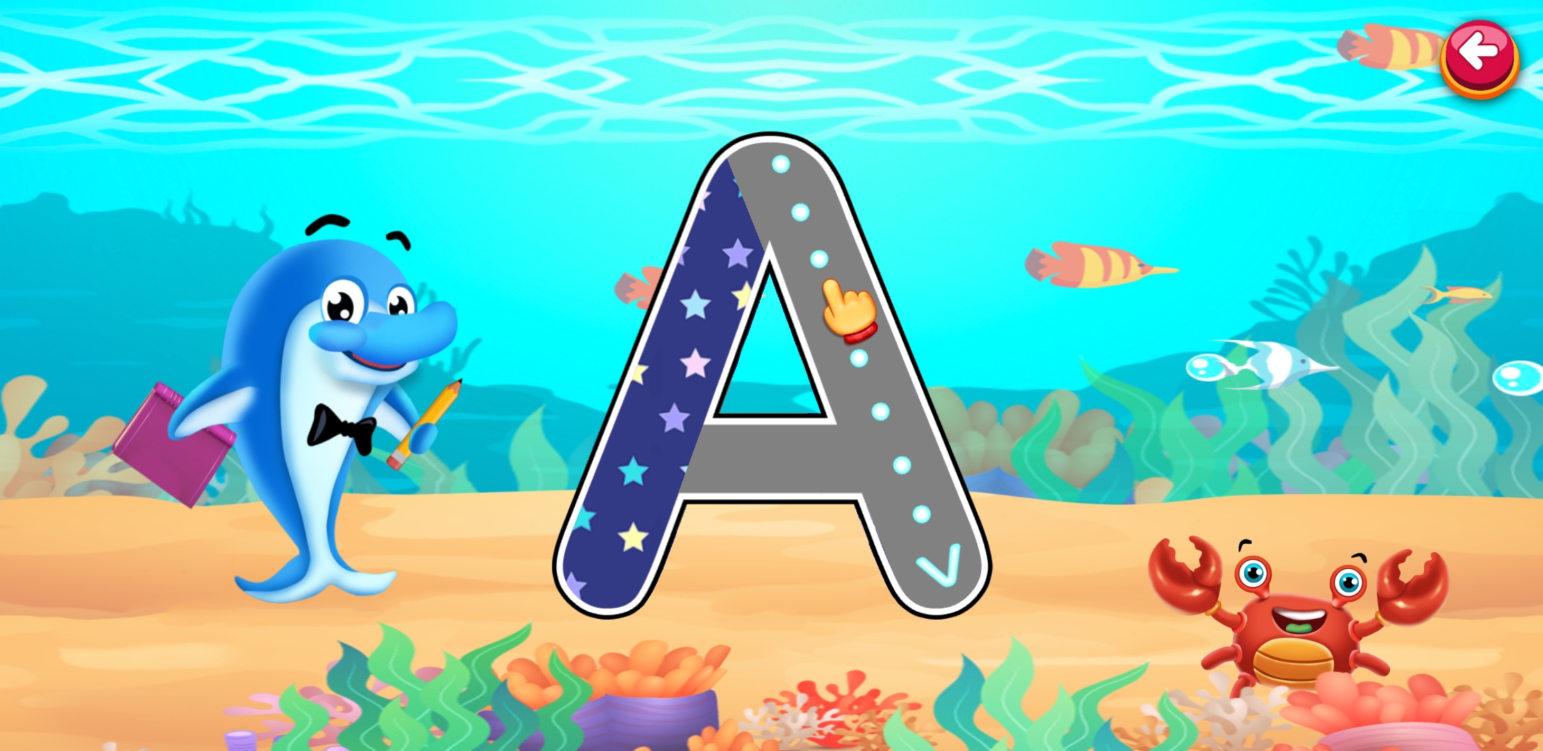 اسکرین شات 2 بازی ABC Kids: Phonics and Tracing