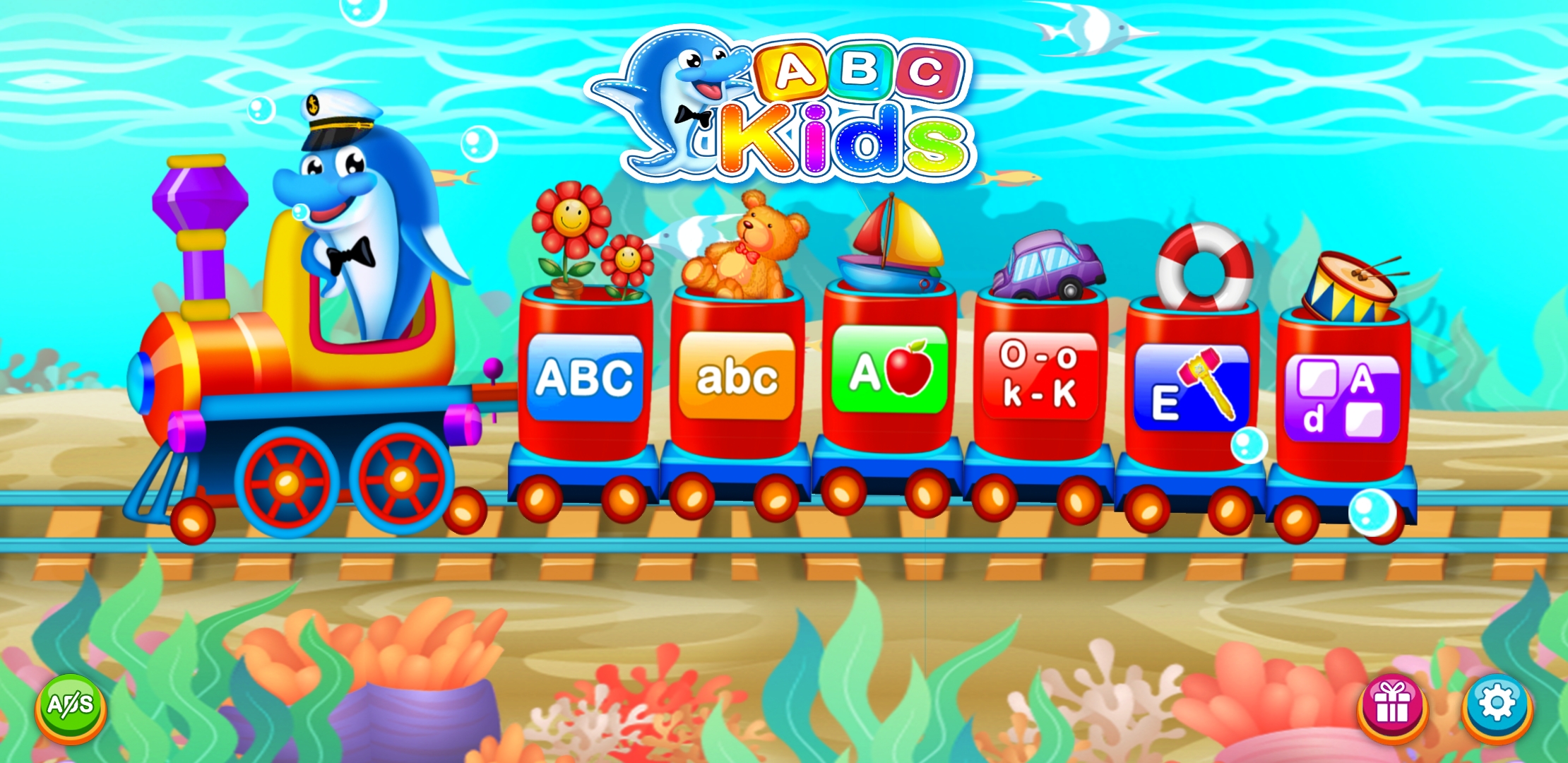 اسکرین شات 1 بازی ABC Kids: Phonics and Tracing