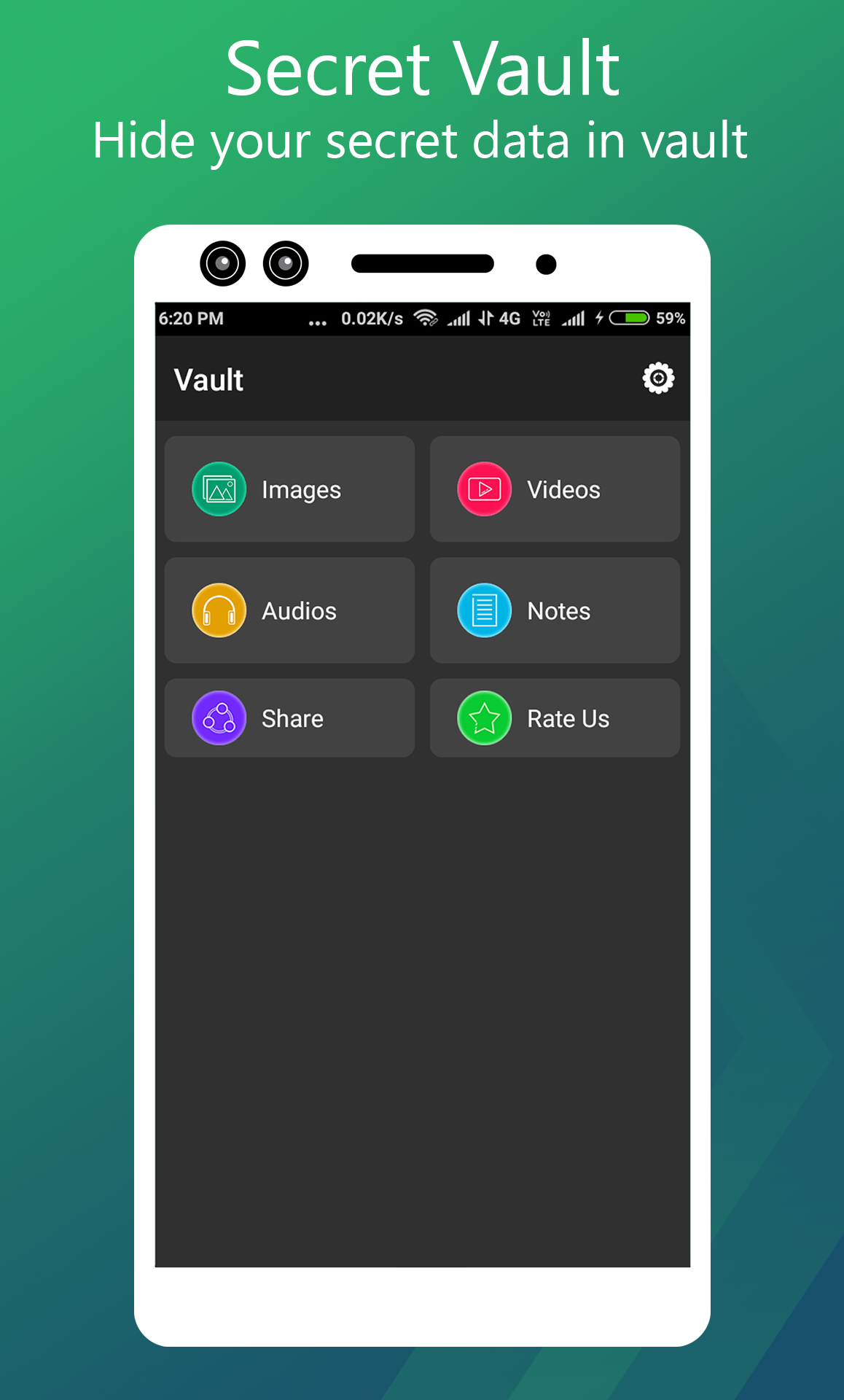 اسکرین شات برنامه Torch Vault- Hide Photo,video 3