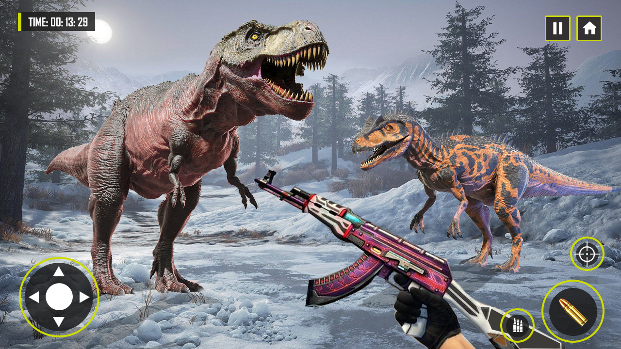 اسکرین شات 2 بازی Wild Dino Hunting Gun Games 3d