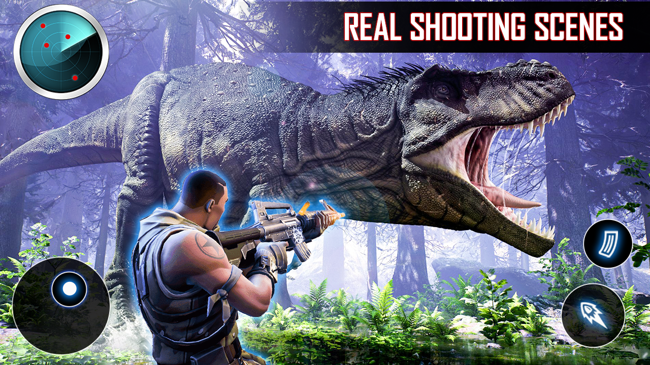اسکرین شات 4 بازی Wild Dino Hunting Gun Games 3d