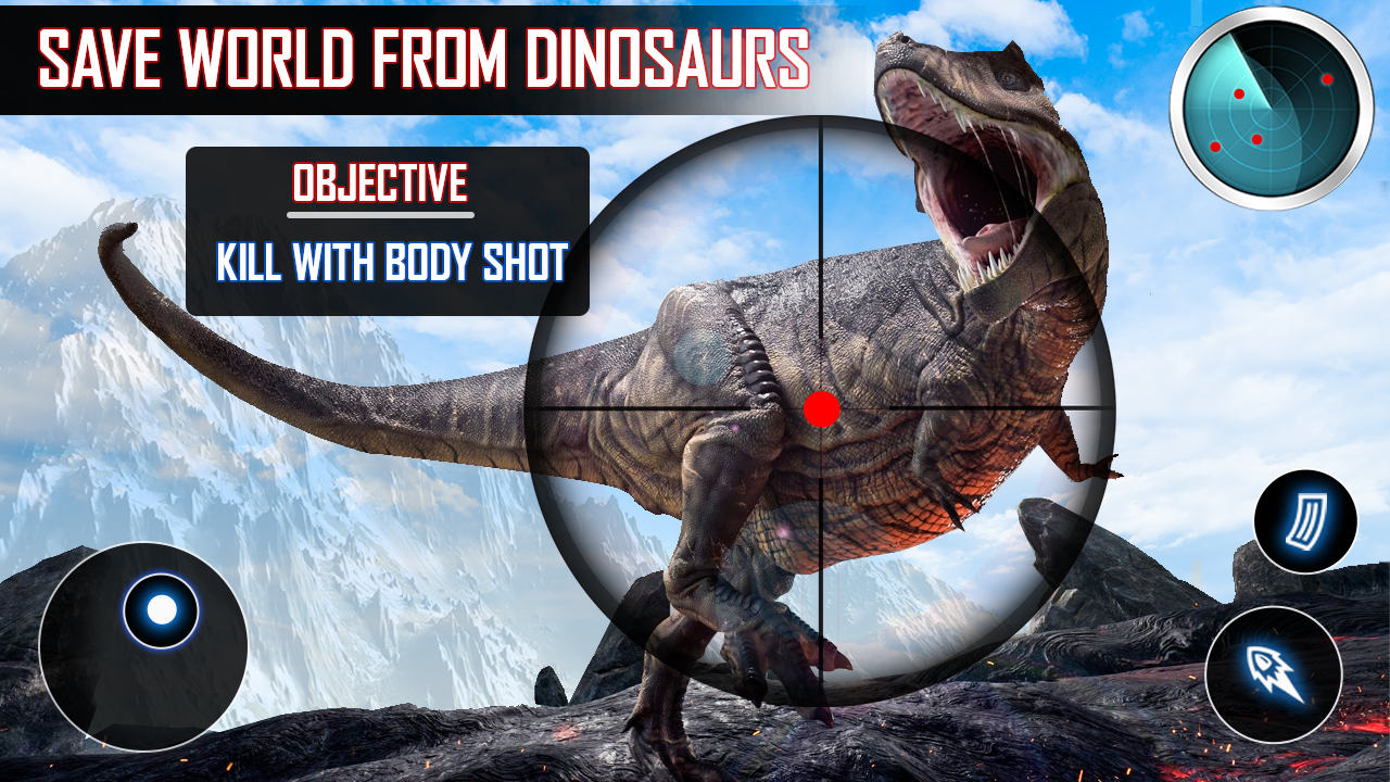 اسکرین شات 6 بازی Wild Dino Hunting Gun Games 3d