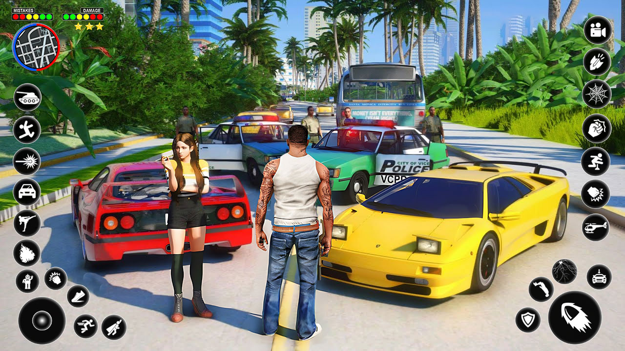 اسکرین شات 1 برنامه Gangster City Crime Mafia Hero