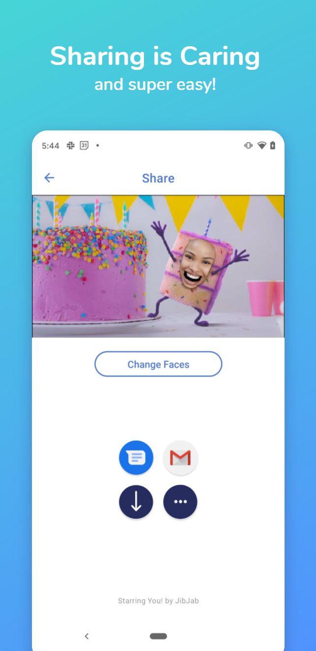 اسکرین شات 7 برنامه JibJab: Funny Birthday Cards