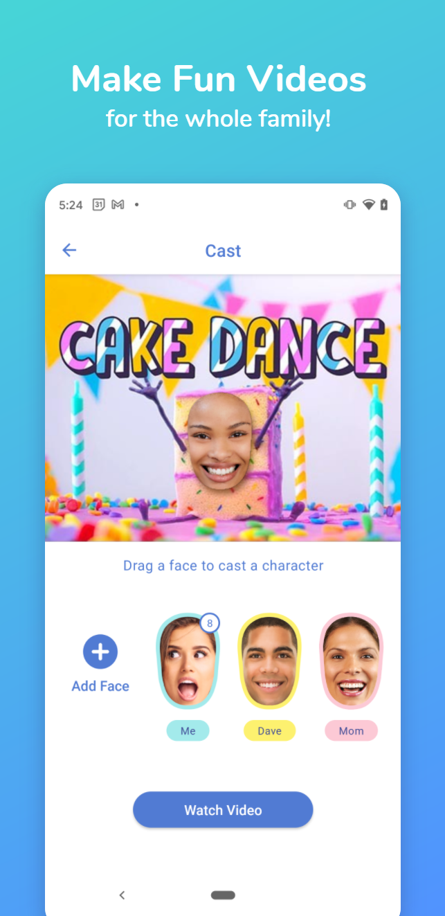اسکرین شات 5 برنامه JibJab: Funny Birthday Cards