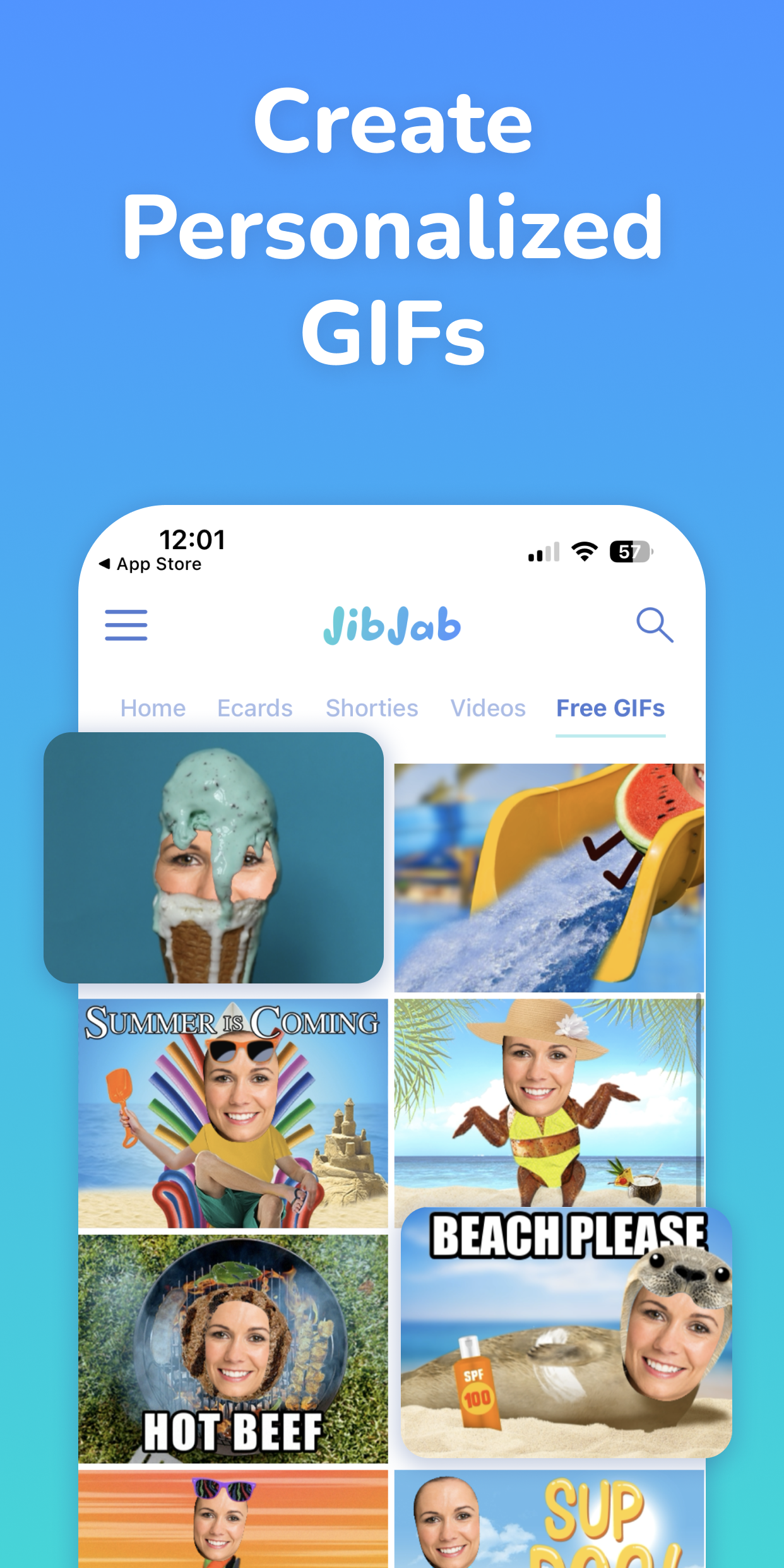 اسکرین شات 4 برنامه JibJab: Funny Cards & Videos