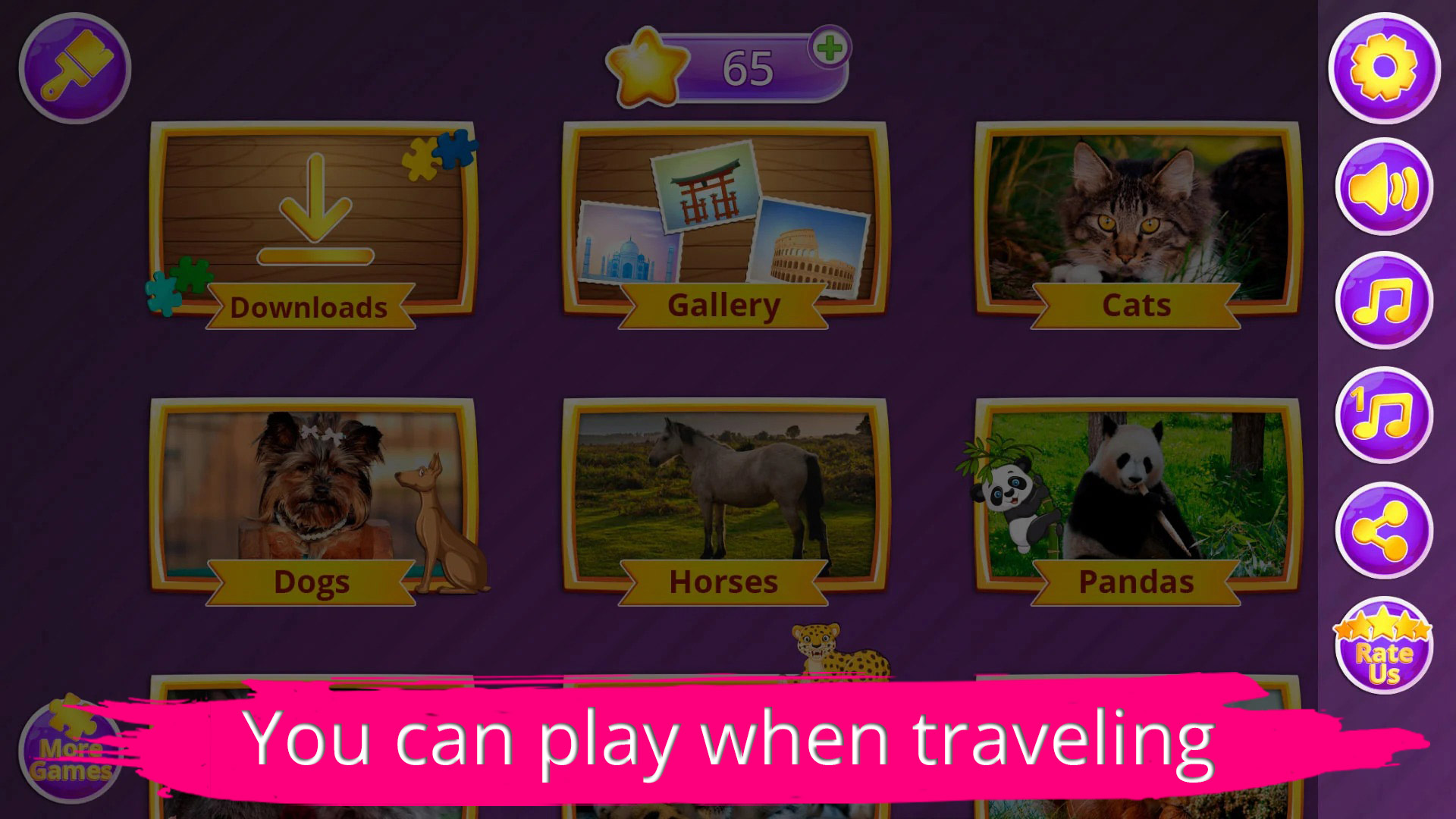 اسکرین شات 7 بازی پازل: حیوانات — Jigsaw