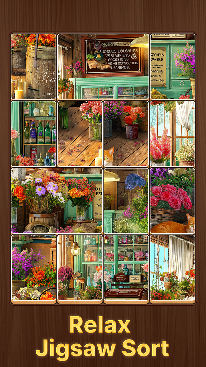 اسکرین شات 8 بازی Jigsaw Tiles Solitaire Puzzle