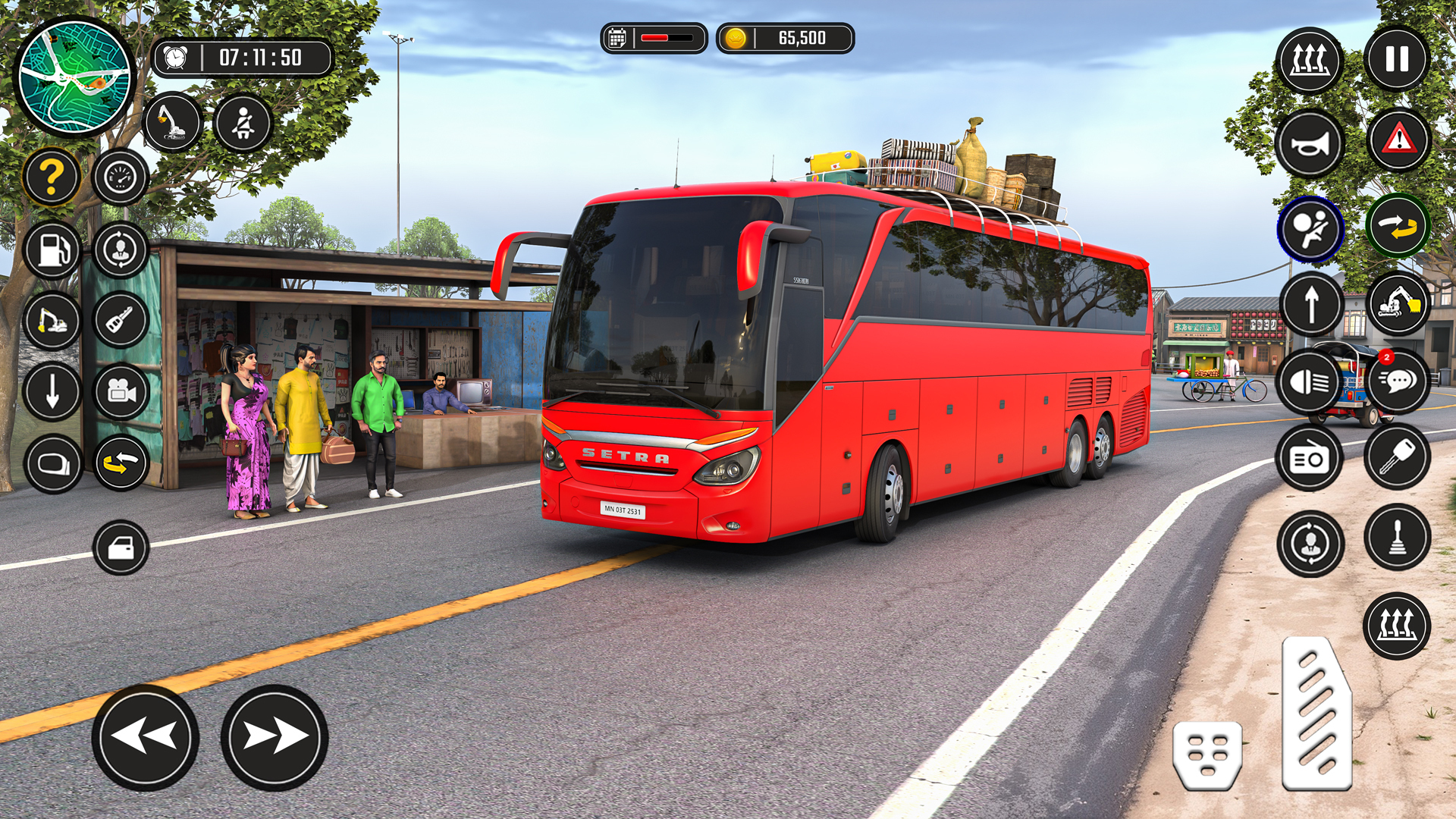 اسکرین شات 4 برنامه Bus Simulator - Bus Games 3D