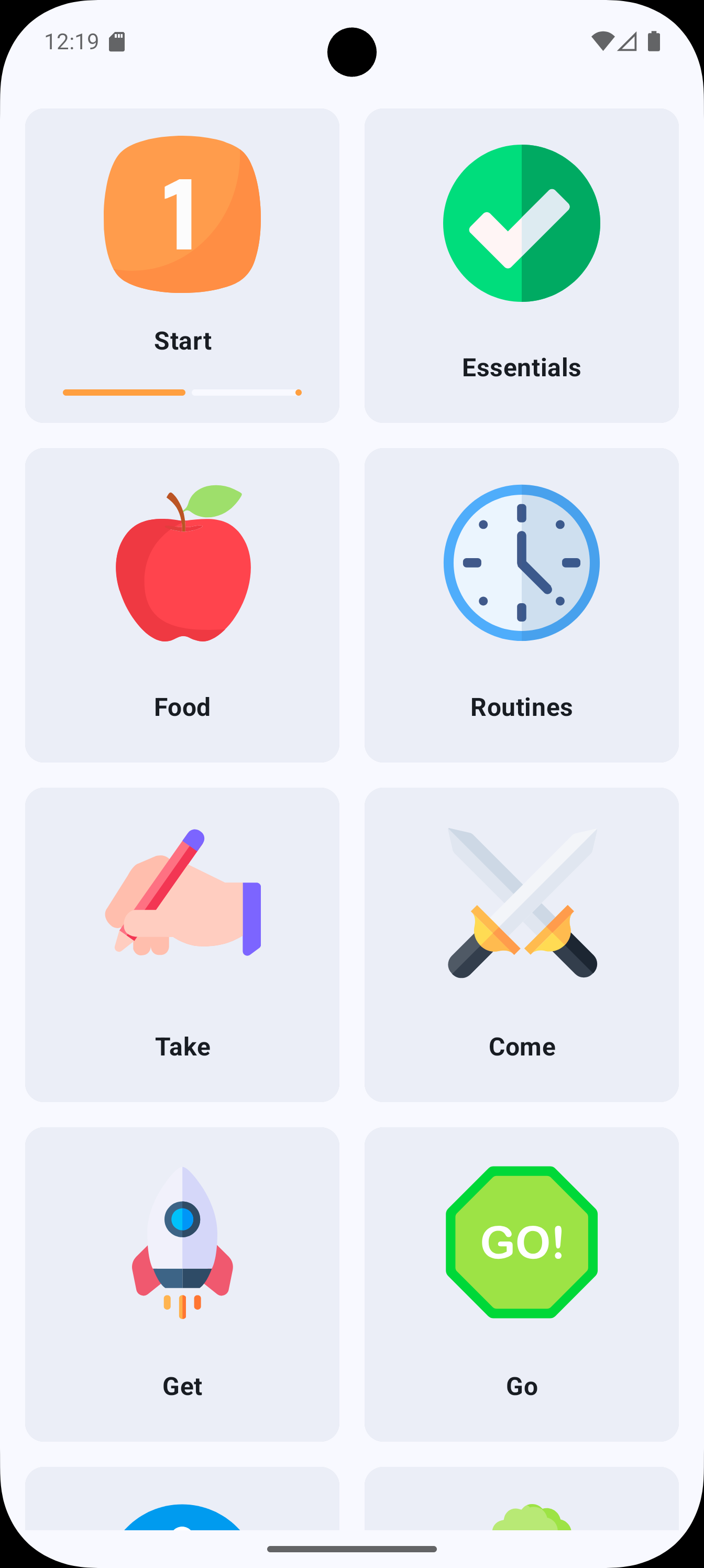 اسکرین شات 1 برنامه Phrasal Verbs