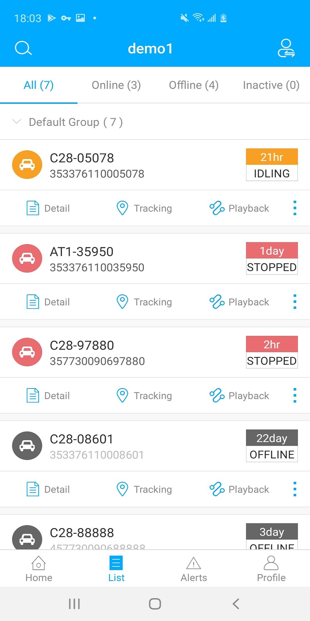 اسکرین شات 3 برنامه Tracksolid Pro