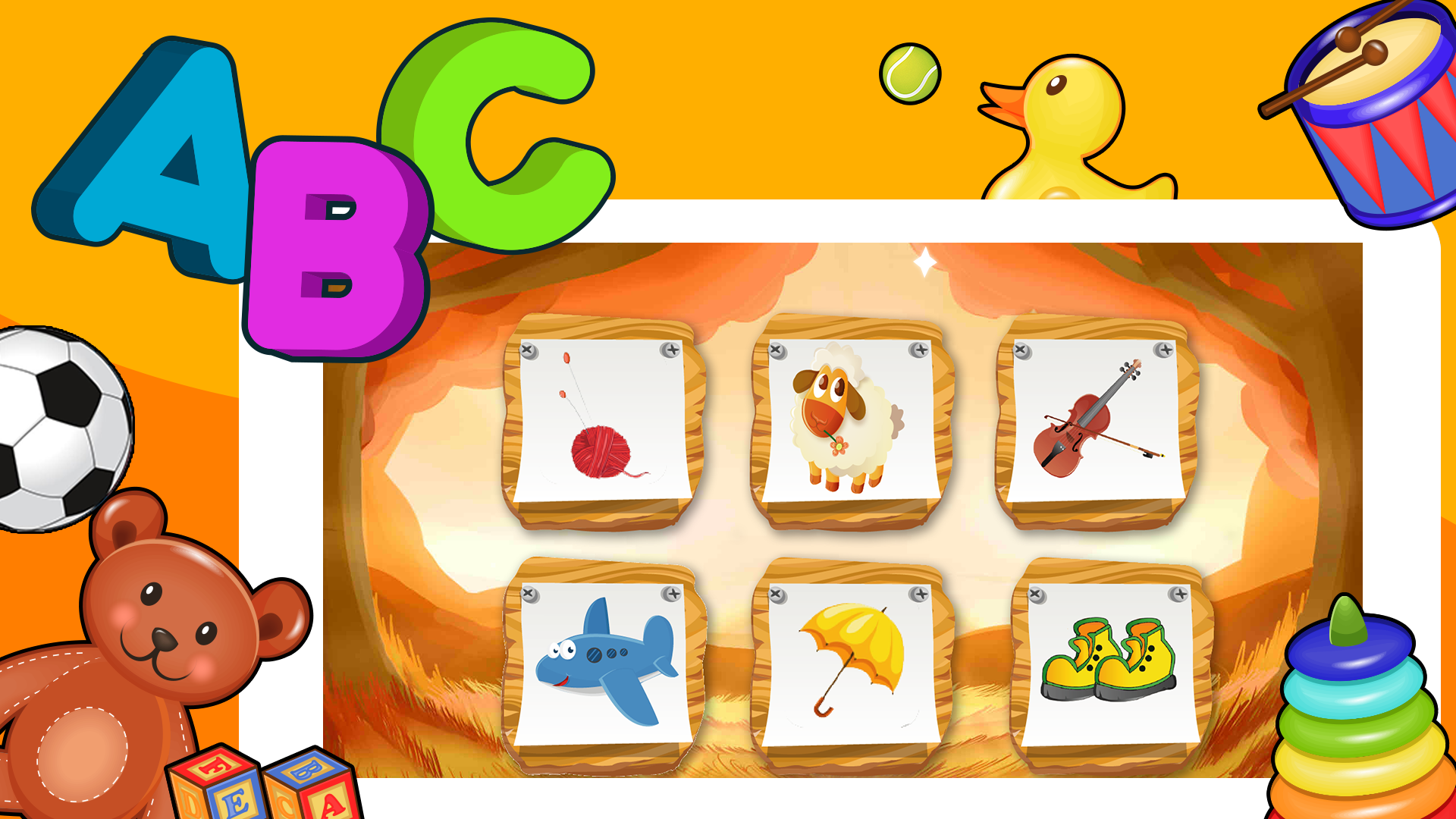 اسکرین شات 1 برنامه Learn ABC English
