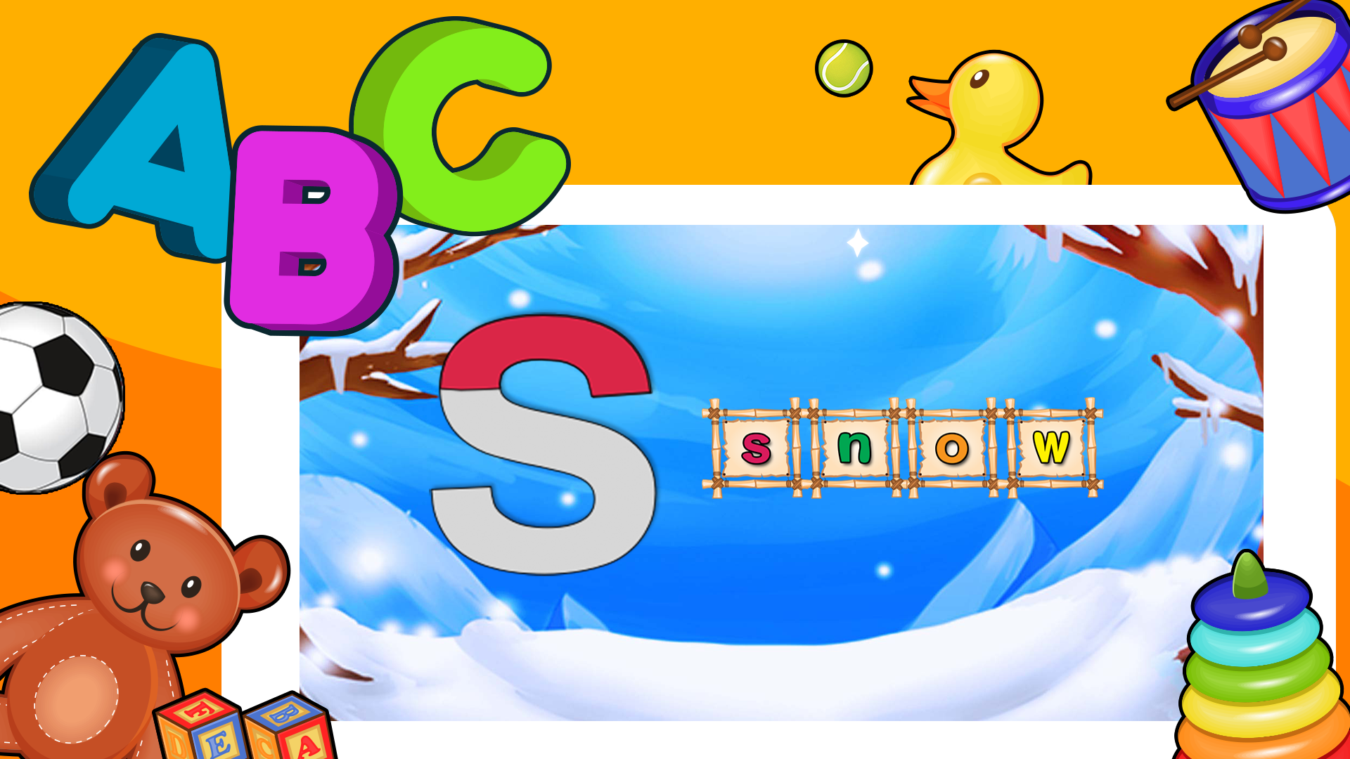 اسکرین شات 3 برنامه Learn ABC English