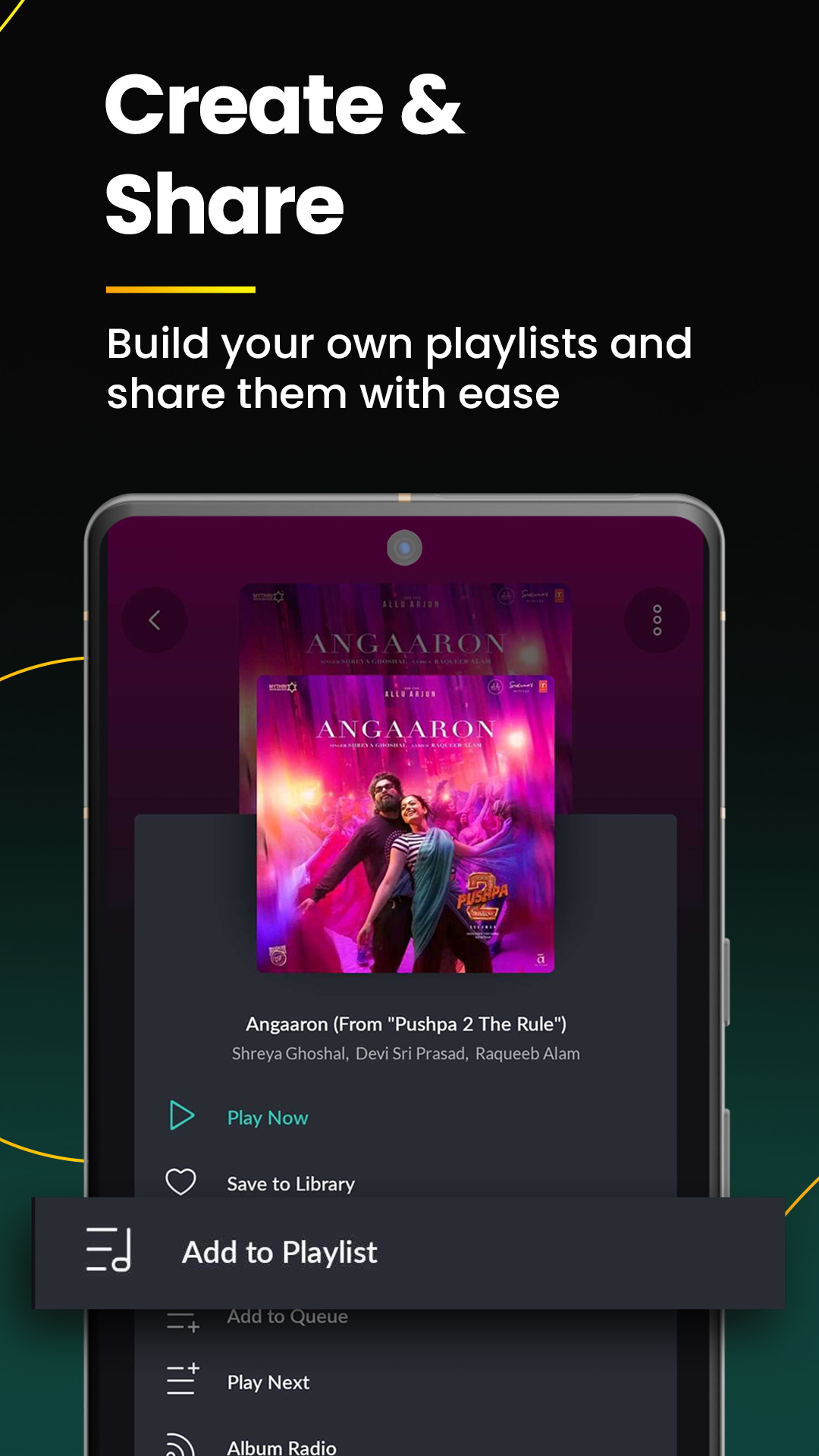 اسکرین شات 6 برنامه JioSaavn - Music & Podcasts