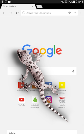 اسکرین شات 4 برنامه Lizard  on phone  prank