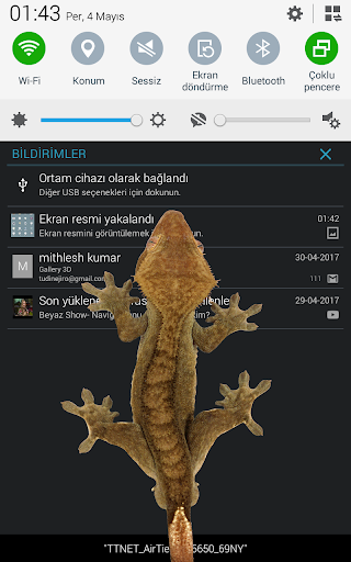 اسکرین شات 3 برنامه Lizard  on phone  prank