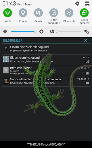 اسکرین شات 5 برنامه Lizard  on phone  prank