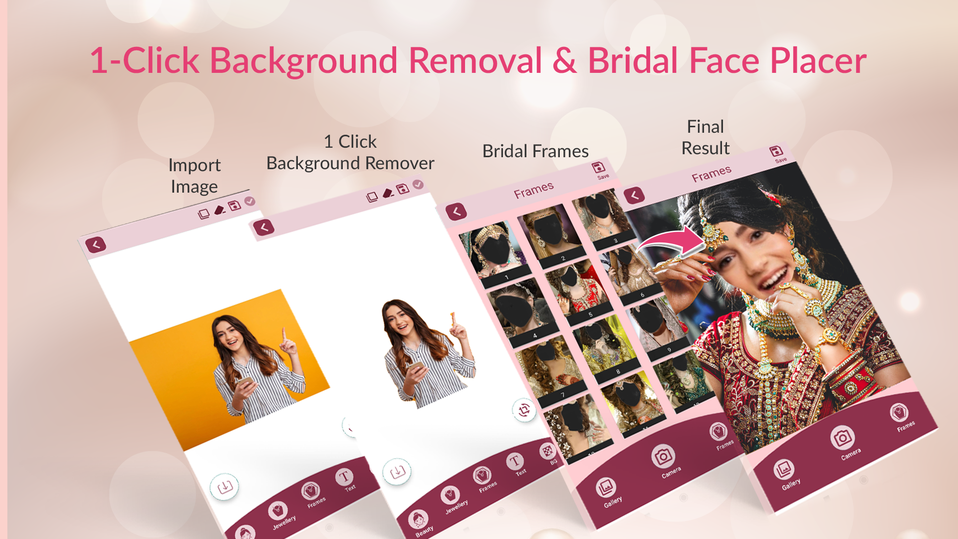 اسکرین شات 4 برنامه Women Jewellery Photo Editor