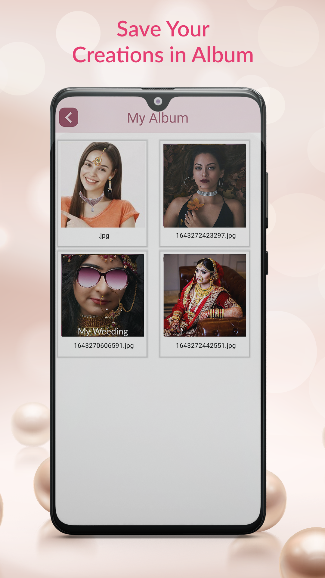 اسکرین شات 6 برنامه Women Jewellery Photo Editor