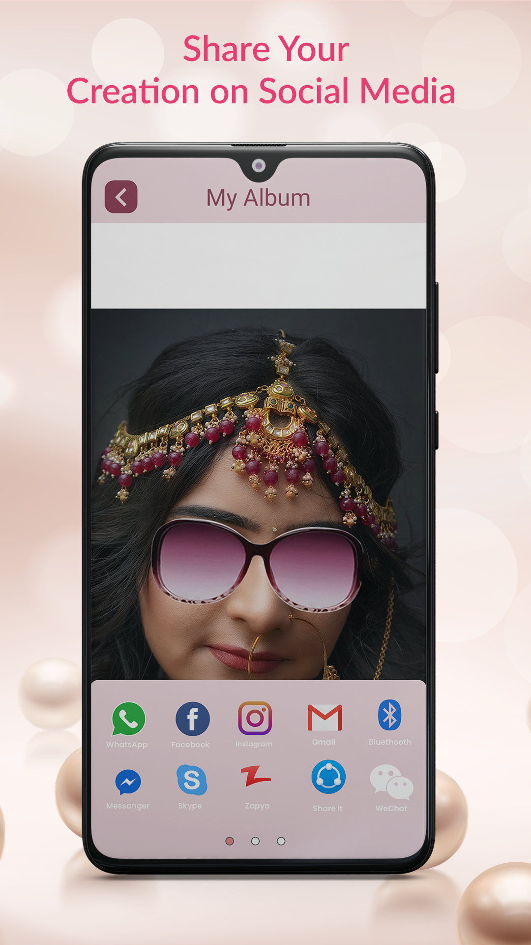 اسکرین شات 7 برنامه Women Jewellery Photo Editor