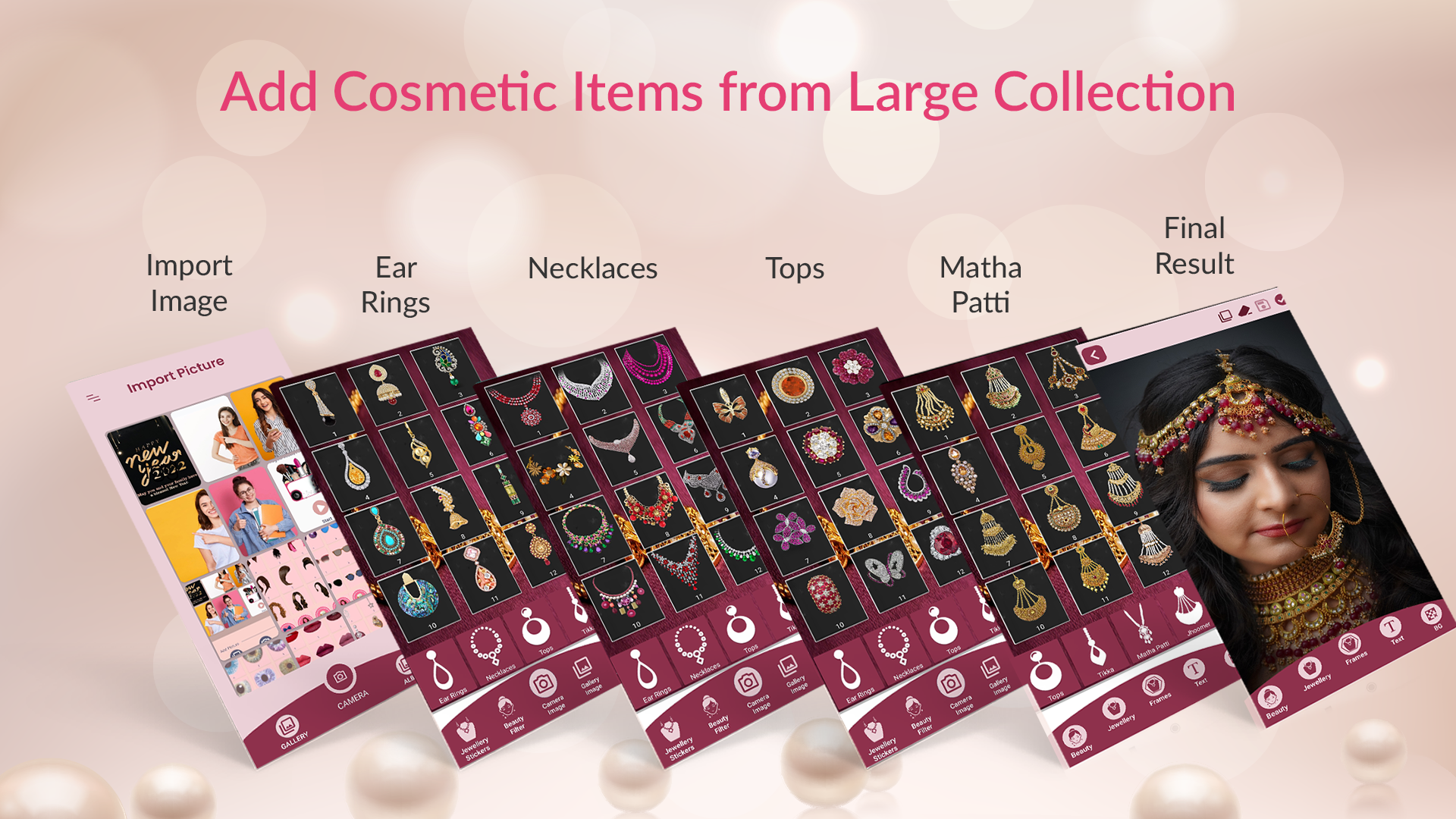 اسکرین شات 2 برنامه Women Jewellery Photo Editor